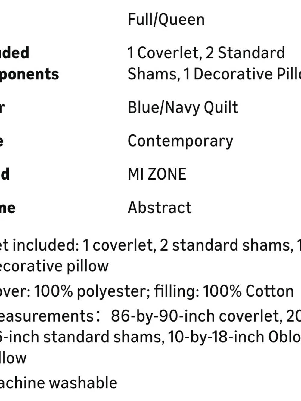 Mi Zone Cozy Quilt Set, All Season Teen Bedding Coverlet Full/Queen